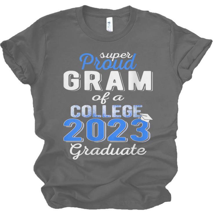 Proud Gram Of 2023 College Graduate Family 23 Graduation Unisex Jersey T-Shirt