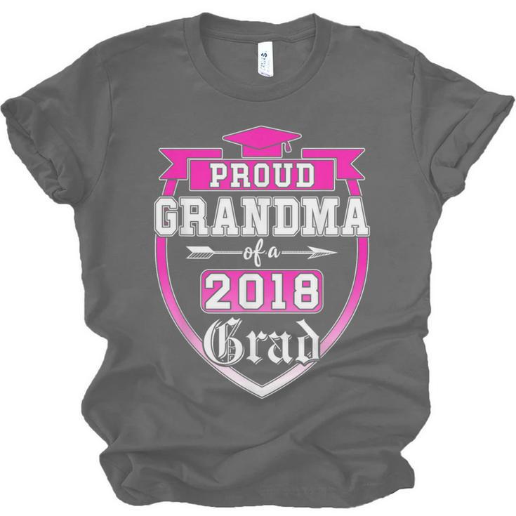 Proud Grandma Of a 2018 Grad Graduation Family Unisex Jersey T-Shirt