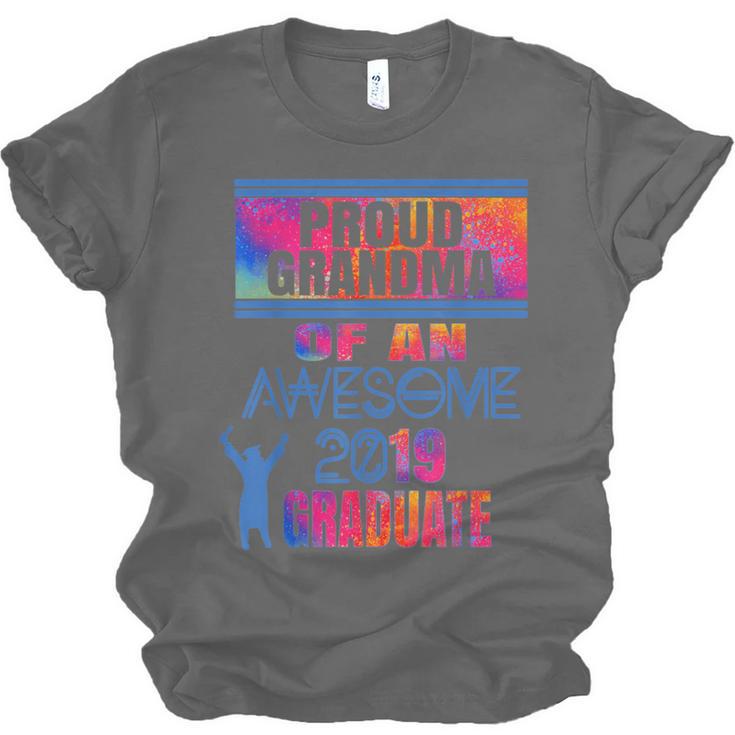 Proud Grandma Of A 2019 Graduate Senior Class Graduation Unisex Jersey T-Shirt