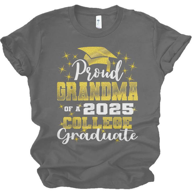 Proud Grandma Of 2025 College Graduate Family 24 Graduation Unisex Jersey T-Shirt
