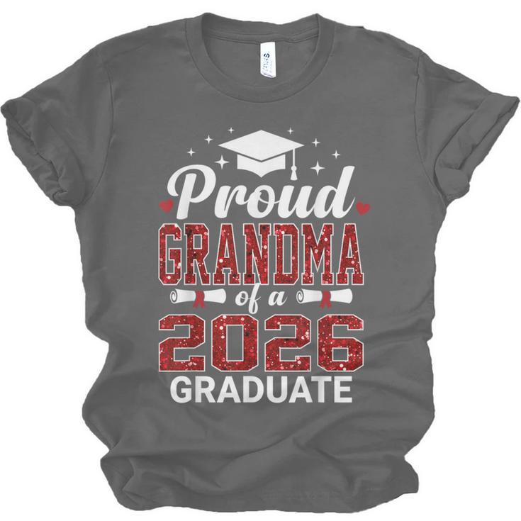 Proud Grandma Of A 2026 Graduate Class Of Graduation Unisex Jersey T-Shirt