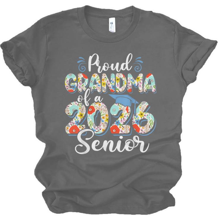 Proud Grandma Of a 2026 Graduate For Family Graduation Unisex Jersey T-Shirt