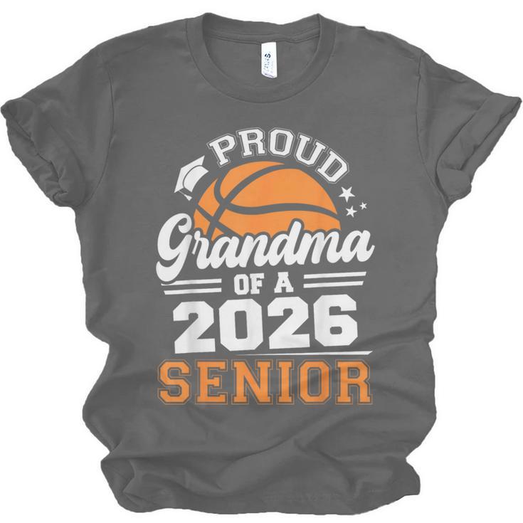 Proud Grandma Of A 2026 Senior Basketball Graduation Unisex Jersey T-Shirt