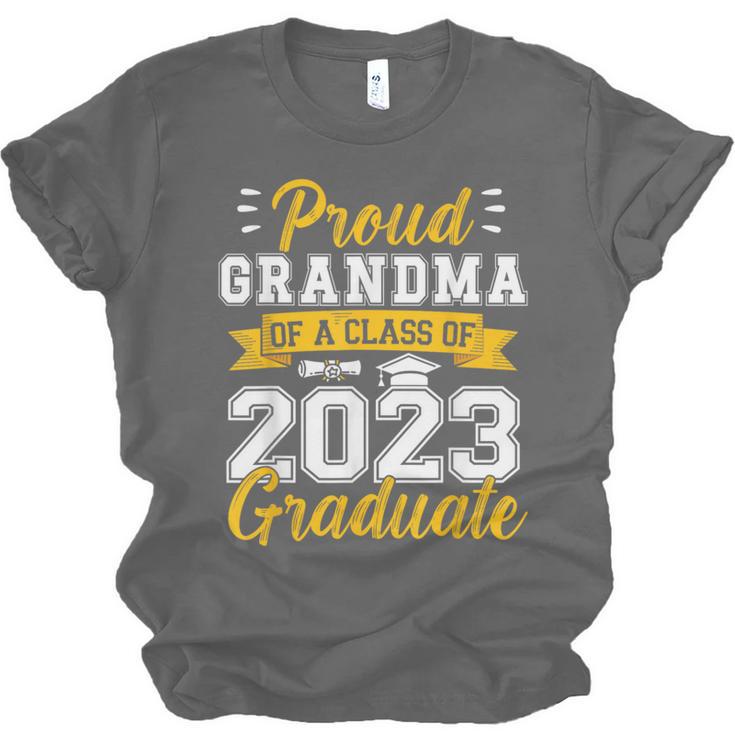 Proud Grandma Of a Class Of 2023 Graduate Senior Graduation Unisex Jersey T-Shirt