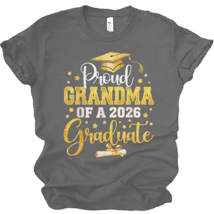 Proud Grandma Of A Class Of 2026 Graduate Senior Graduation Unisex Jersey T-Shirt