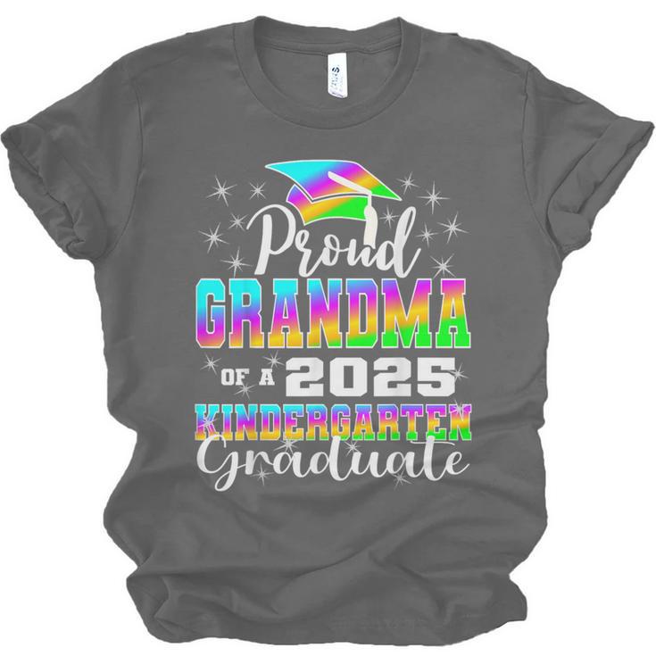 Proud Grandma Of Kindergarten Graduate 2025 Graduation Unisex Jersey T-Shirt