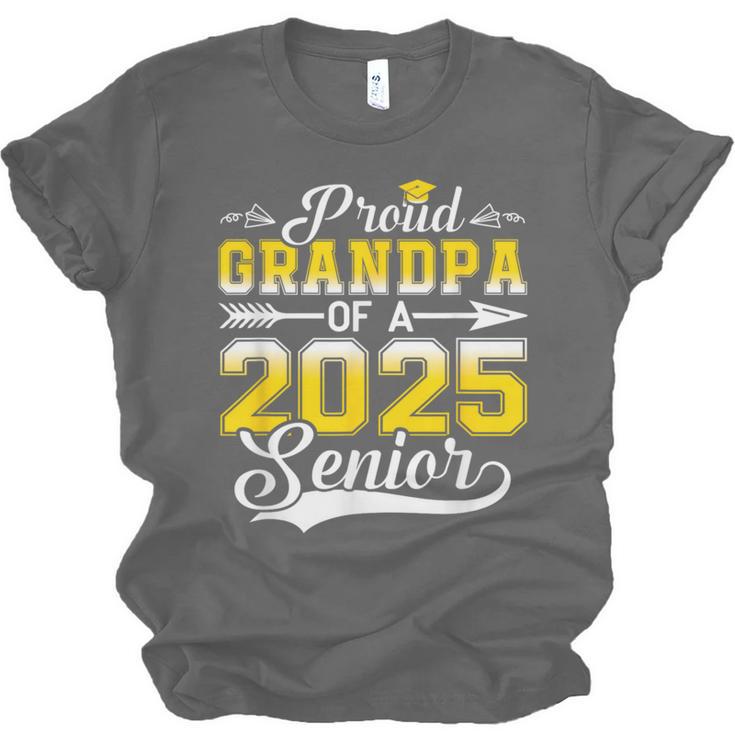 Proud Grandpa Of a 2025 Senior Graduate Graduation Unisex Jersey T-Shirt
