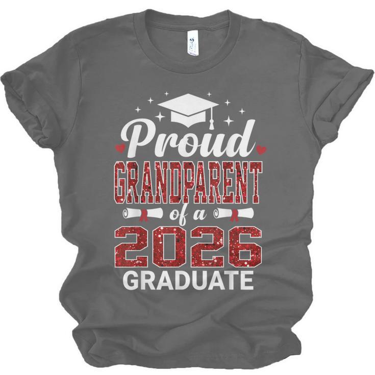 Proud Grandparent Of A 2026 Graduate Class Of Graduation Unisex Jersey T-Shirt