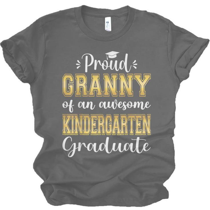 Proud Granny Of Kindergarten Graduate 2024 Graduation Granny Unisex Jersey T-Shirt