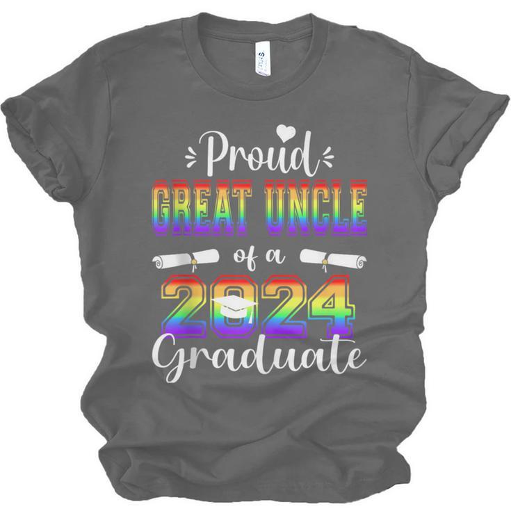 Proud Great Uncle Of 2024 Graduate Class 2024 Graduation Unisex Jersey T-Shirt