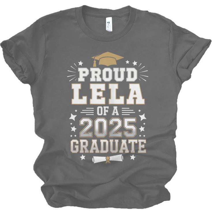 Proud Lela Of A Class Of 2025 Graduate Senior Graduation Unisex Jersey T-Shirt