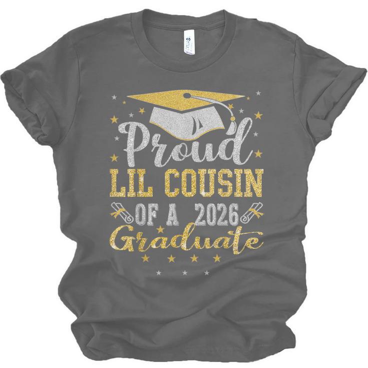 Proud Lil Cousin Of a 2026 Graduate Class Senior Graduation Unisex Jersey T-Shirt