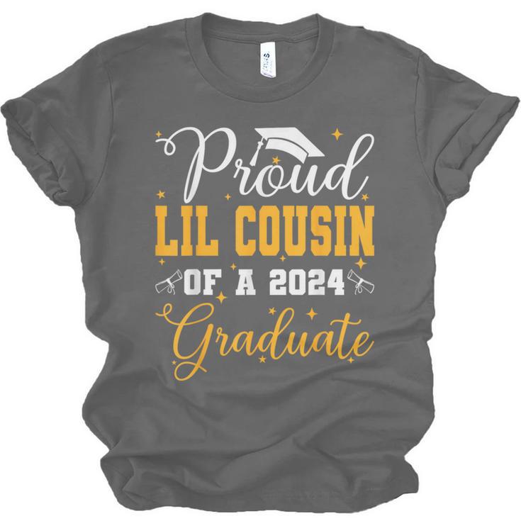 Proud Lil Cousin Of A Class 2024 Graduate Senior Graduation Unisex Jersey T-Shirt