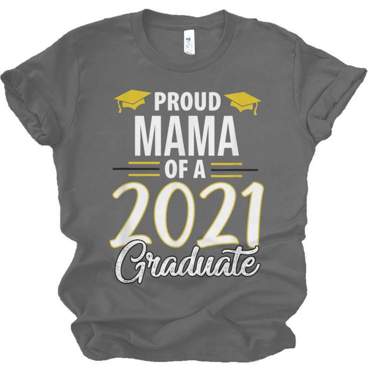 Proud Mama Of A 2021 Graduate Graduation Clothes MBA PhD Unisex Jersey T-Shirt