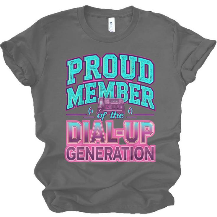 Proud Member Of The Dial Up Club Tech Nostalgia Top Unisex Jersey T-Shirt