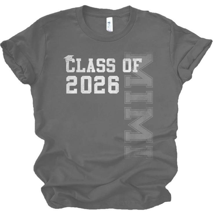 Proud Mimi Of A 2026 Graduate Grad Senior Graduation Unisex Jersey T-Shirt