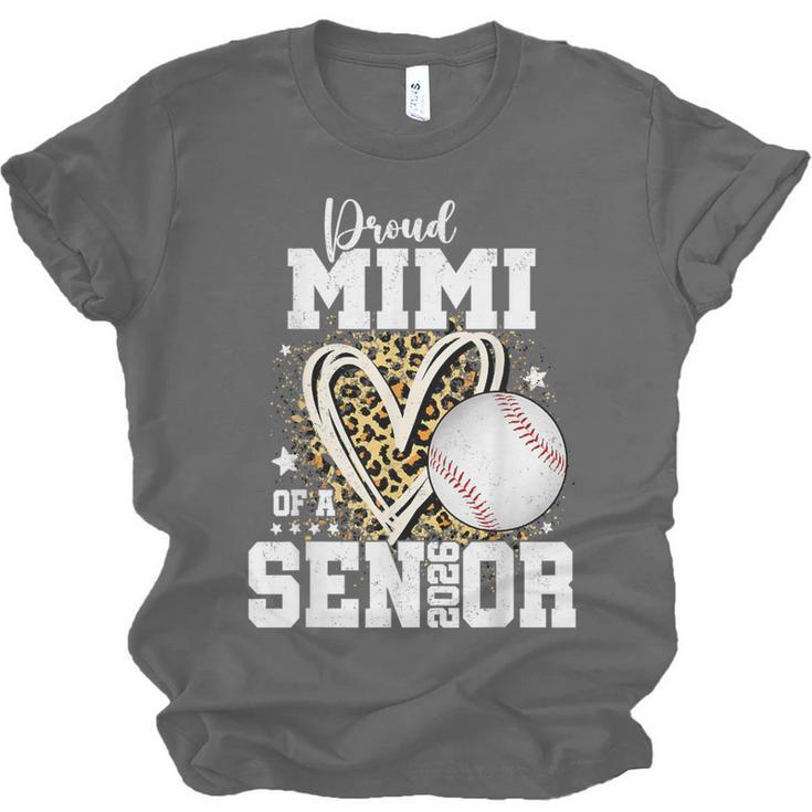 Proud Mimi Of A 2026 Senior Baseball Graduation Leopard Unisex Jersey T-Shirt