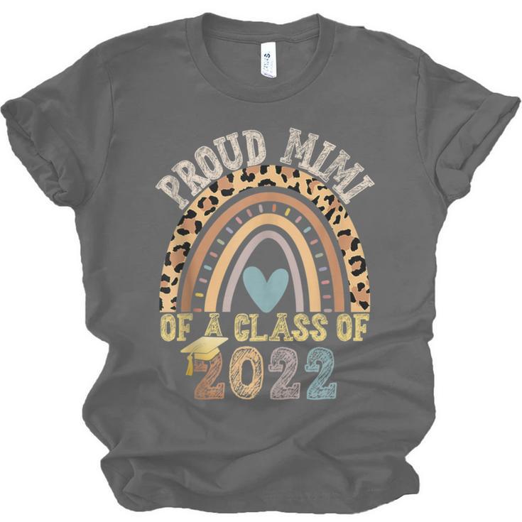 Proud Mimi Of a Class Of 2022 Graduate Graduation Rainbow Unisex Jersey T-Shirt