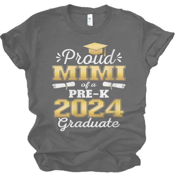 Proud Mimi Of Pre K School Graduate 2024 Graduation Mimi Unisex Jersey T-Shirt