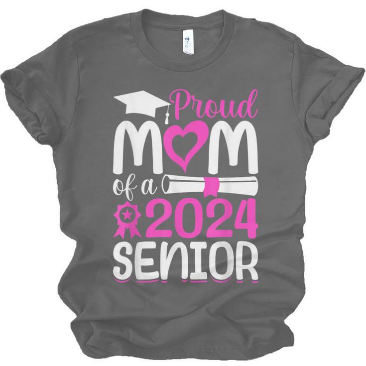 Proud Mom Of A 2024 Senior Graduation Unisex Jersey T-Shirt