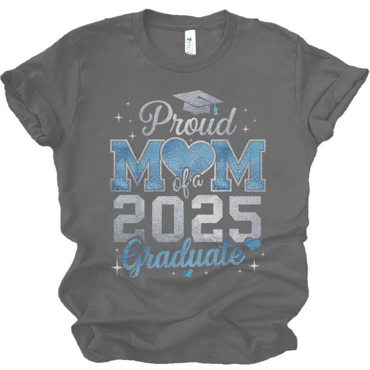 Proud Mom Of a 2025 Graduate For Class Of 2025 Graduation Unisex Jersey T-Shirt