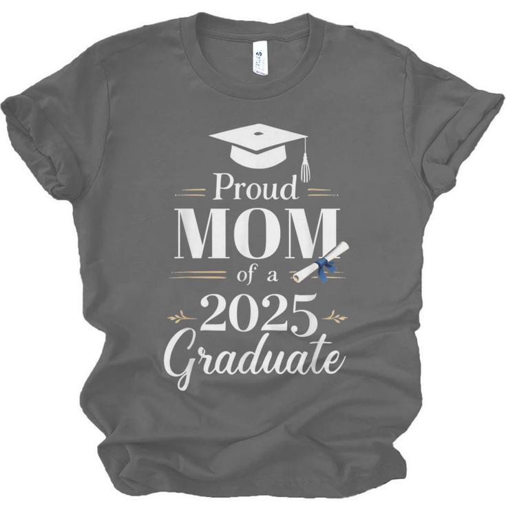 Proud Mom Of a 2025 Graduate Graduation Senior Moms Unisex Jersey T-Shirt