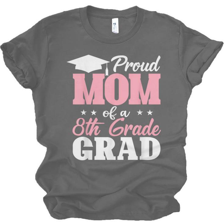 Proud Mom Of An Awesome 8th Grade Graduate 2026 Graduation Unisex Jersey T-Shirt