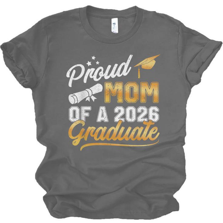 Proud Mom Of A Class Of 2026 Graduate Senior 2026 Graduation Unisex Jersey T-Shirt