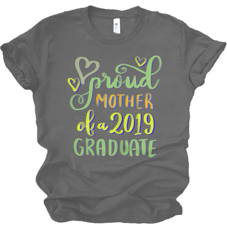 Proud Mother Of a 2019 Graduate Graduation T-Shirt Unisex Jersey T-Shirt
