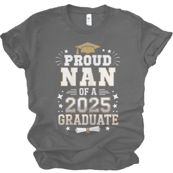 Proud Nan Of A Class Of 2025 Graduate Senior Graduation Unisex Jersey T-Shirt