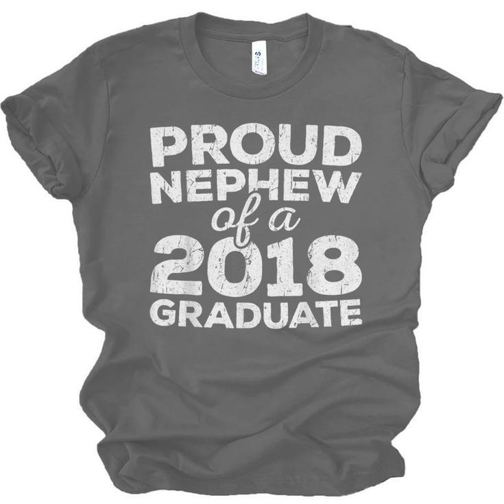 Proud Nephew Of A 2018 Graduate Class Graduation Unisex Jersey T-Shirt