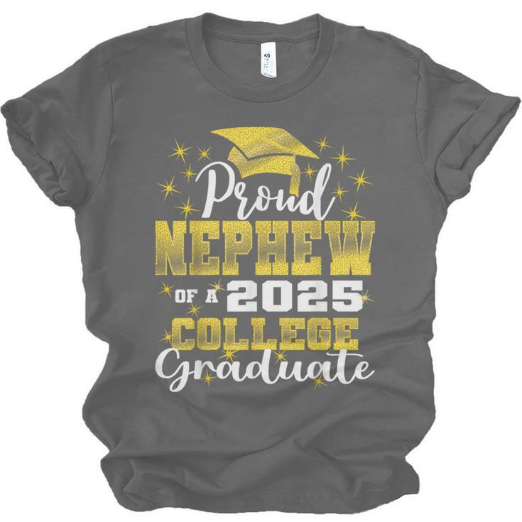 Proud Nephew Of 2025 College Graduate Family 24 Graduation Unisex Jersey T-Shirt