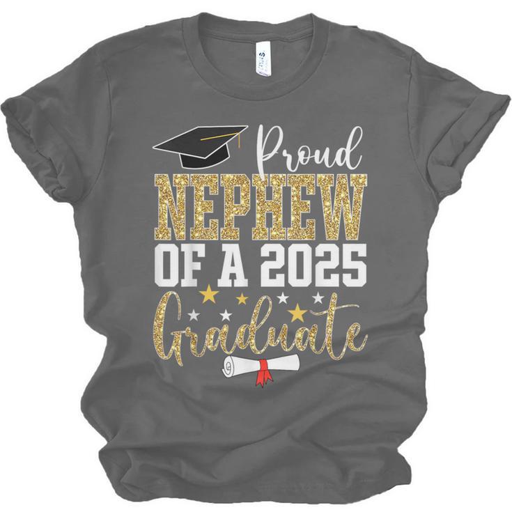 Proud Nephew Of A 2025 Graduate Nephew Graduation 2025 Unisex Jersey T-Shirt