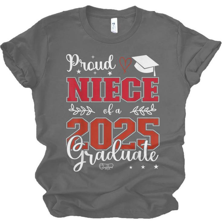 Proud Niece Of a Class Of 2025 Graduate For Graduation Unisex Jersey T-Shirt