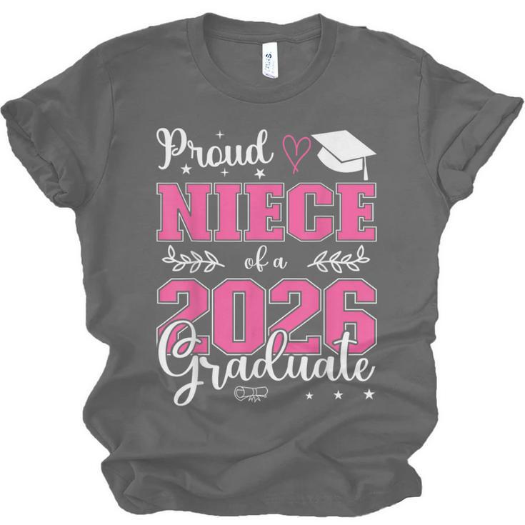 Proud Niece Of a Class Of 2026 Graduate For Graduation Unisex Jersey T-Shirt