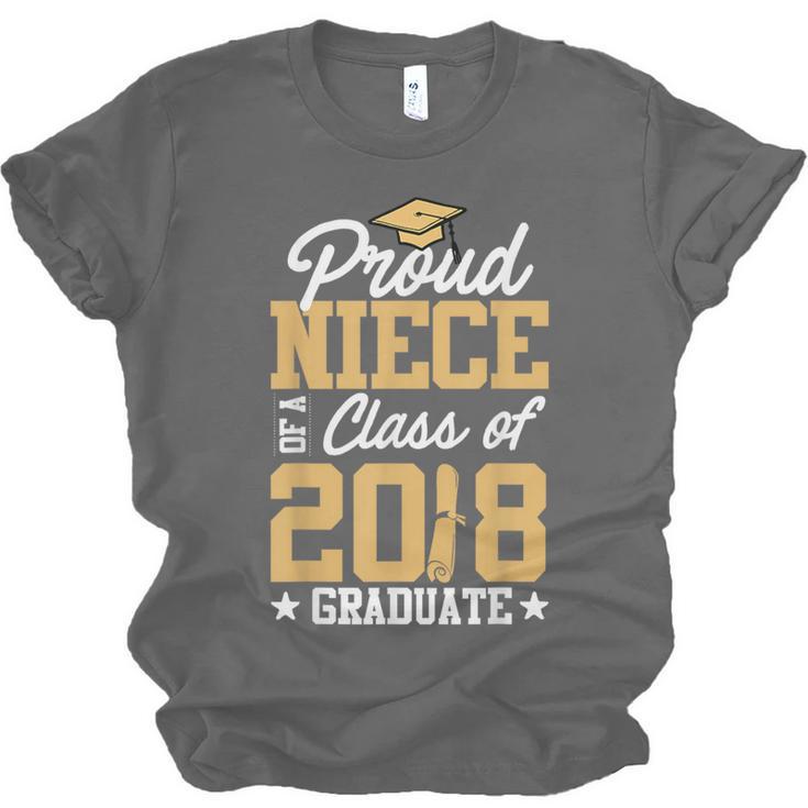 Proud Niece Graduation Shirts For Family 2018 Unisex Jersey T-Shirt