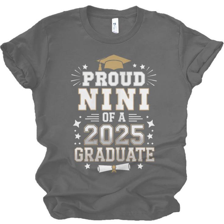 Proud Nini Of A Class Of 2025 Graduate Senior Graduation Unisex Jersey T-Shirt
