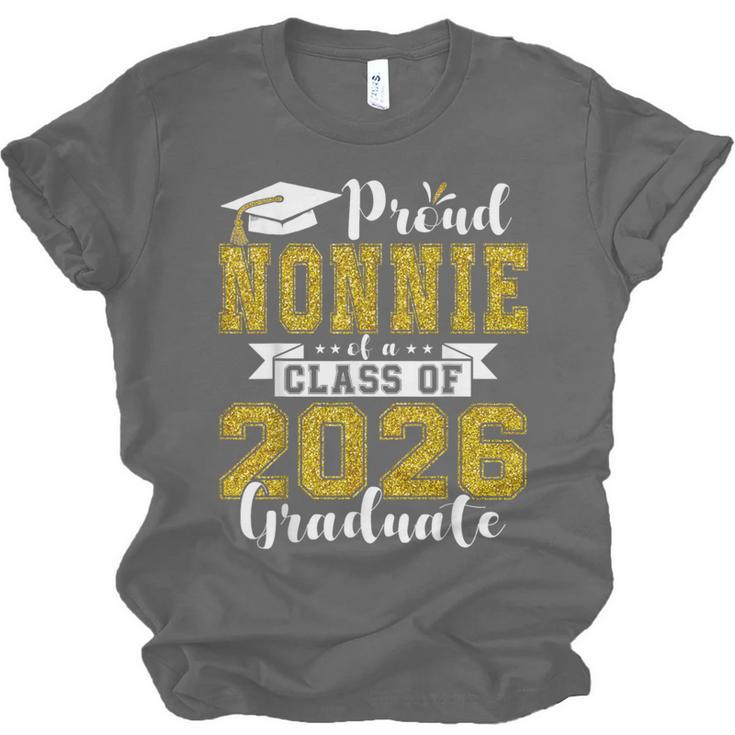 Proud Nonnie Of a Class Of 2026 Graduate Graduation 2026 Unisex Jersey T-Shirt
