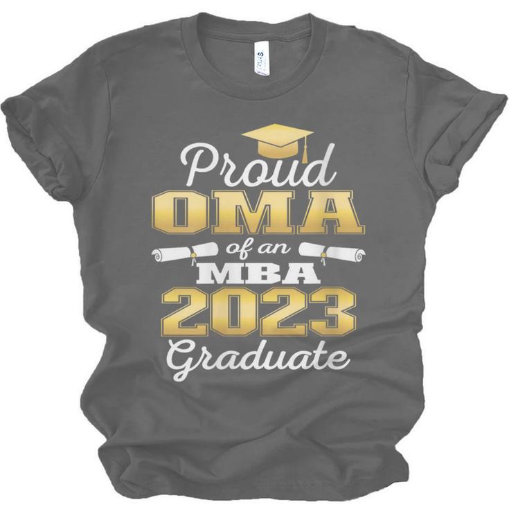 Proud OMA Of 2023 Class MBA Graduate Family Graduation Unisex Jersey T-Shirt