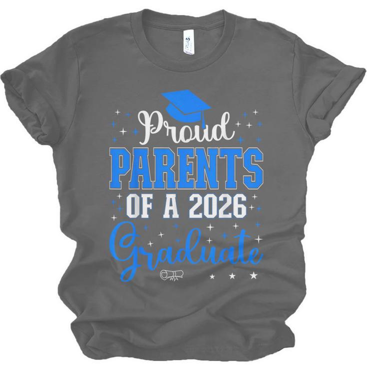 Proud Parents Of a Class Of 2026 Graduate For Graduation Unisex Jersey T-Shirt