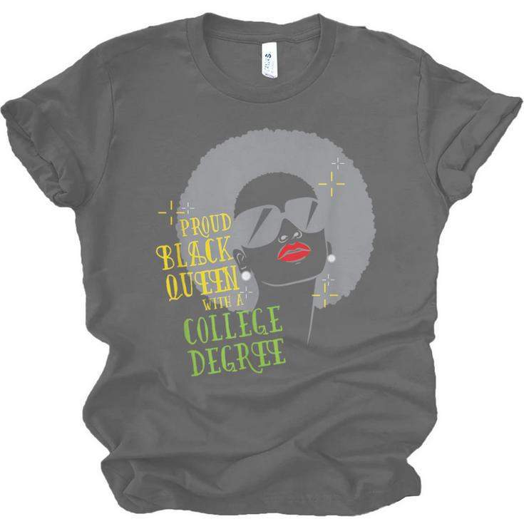 Proud Queen College Graduation Unisex Jersey T-Shirt