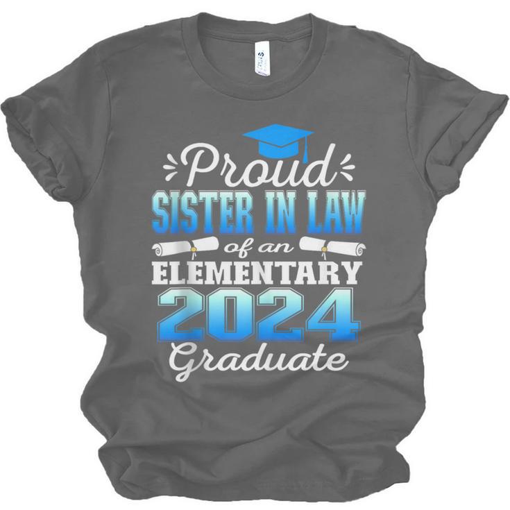 Proud Sister In Law Of 5th Grade Graduate 2024 Graduation Unisex Jersey T-Shirt