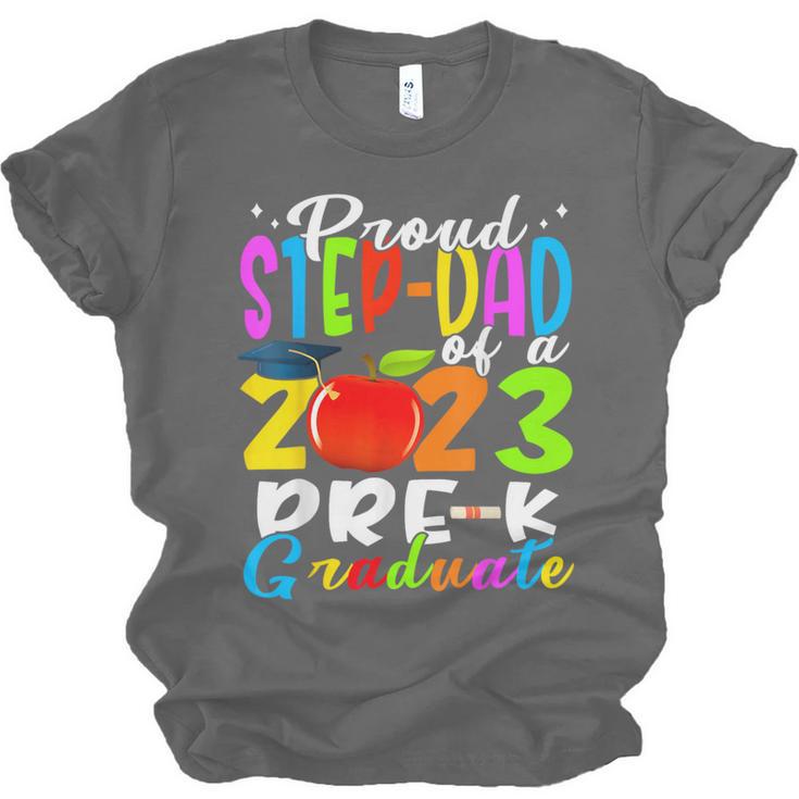 Proud Step-Dad Of 2023 Pre-K Graduate Fathers Day Graduation Unisex Jersey T-Shirt