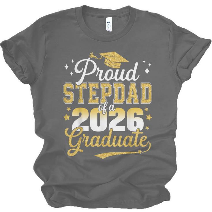 Proud Stepdad Of a Class Of 2026 Graduate Senior Graduation Unisex Jersey T-Shirt
