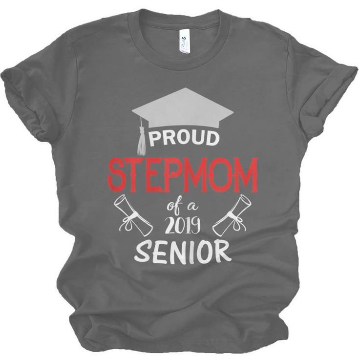 Proud Stepmom Of a 2019 Senior Graduation Family Unisex Jersey T-Shirt