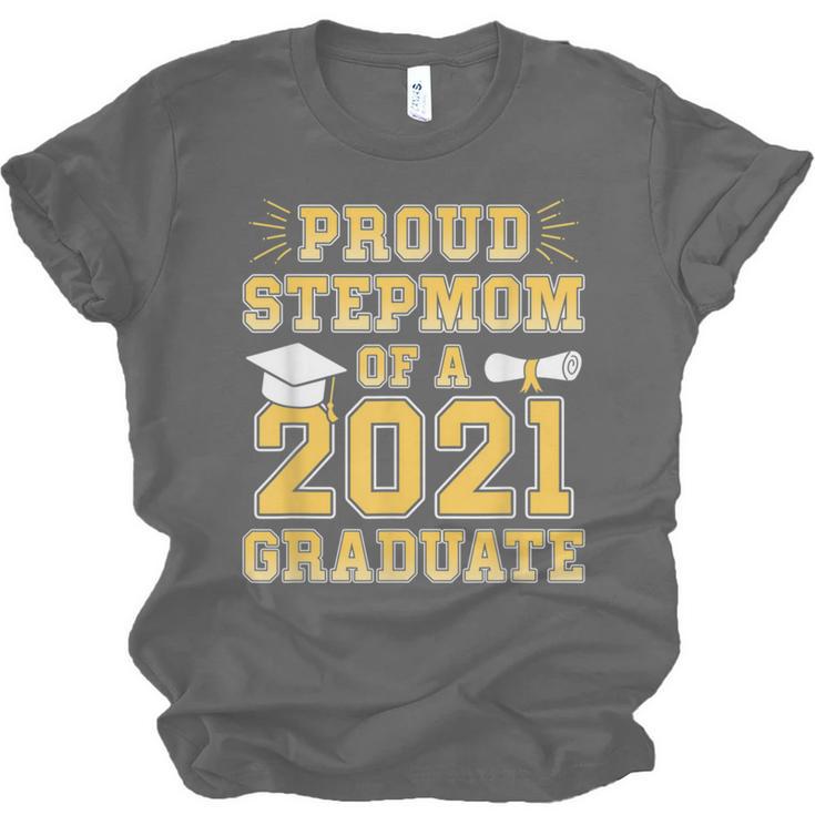 Proud Stepmom Of a 2021 Graduate School Graduation Party Unisex Jersey T-Shirt