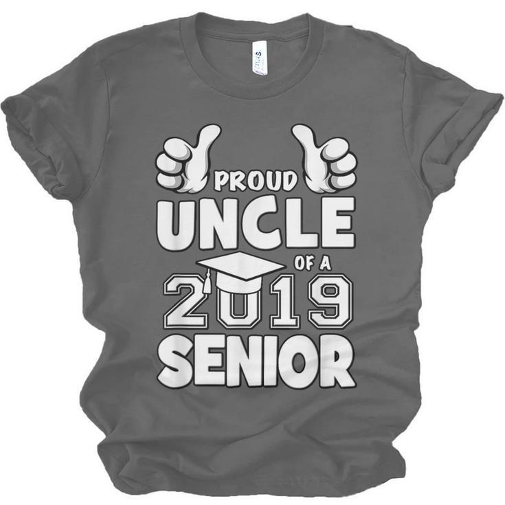 Proud Uncle Of A 2019 Senior School Graduation Shirt Unisex Jersey T-Shirt