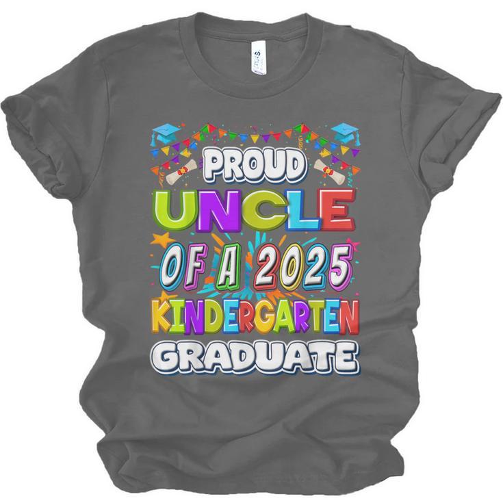 Proud UNCLE Of a 2025 Kindergarten Graduate Graduation Unisex Jersey T-Shirt