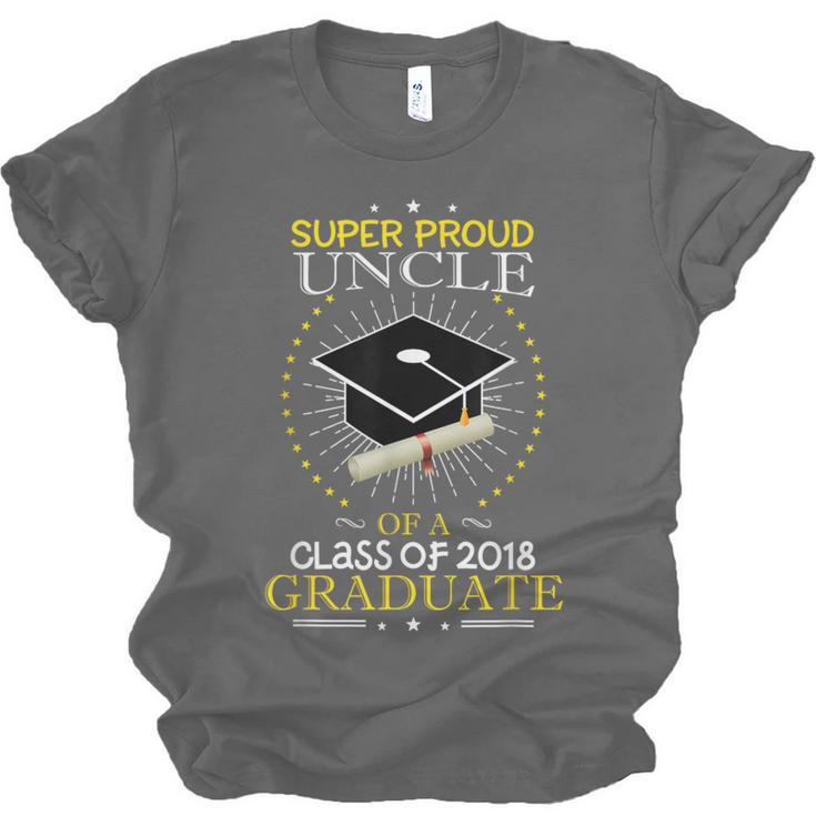 Proud Uncle The Class Of 2018 Graduate Graduation Shirt S2 Unisex Jersey T-Shirt