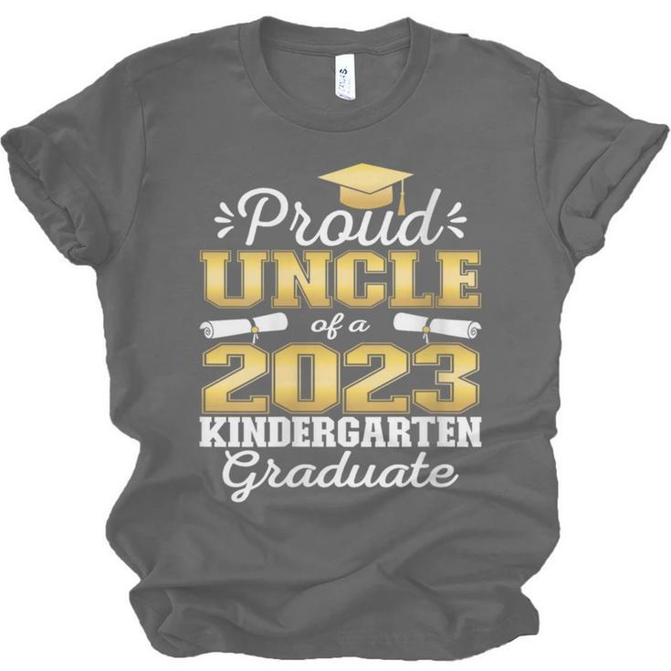 Proud Uncle Of Kindergarten Graduate 2023 Graduation Uncle Unisex Jersey T-Shirt